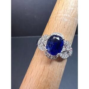 NEW Blue kyanite Sterling silver ring size 8